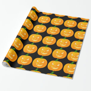 Papier Cadeau Halloween citrouille