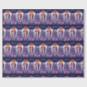 Papier Cadeau Halloween Citrouille Nutcracker (Plat)