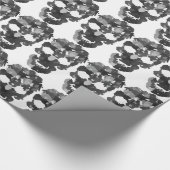 Papier Cadeau Halloween crâne (Coin)