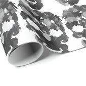 Papier Cadeau Halloween crâne (Coin rond)