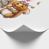 Papier Cadeau Halloween Cute Squirrels Costume (Coin)