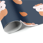 Papier Cadeau Halloween de la vache (Coin rond)