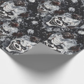 Papier Cadeau Halloween Déplaisant Clown saison Éffrayante (Coin)