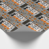 Papier Cadeau Halloween des friandises ou un sort (Coin)
