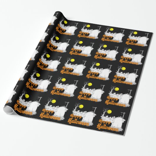 Papier Cadeau Halloween do-it-yourself (Déroulé)
