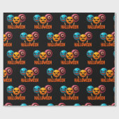 Papier Cadeau Halloween doux et sinistre (Plat)