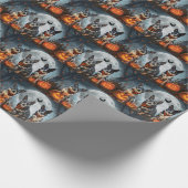 Papier Cadeau Halloween Éffrayant (Coin)