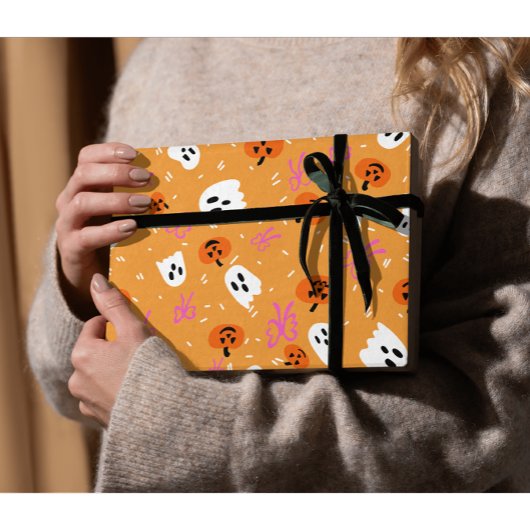 Papier Cadeau Halloween effrayant