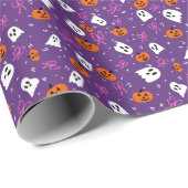 Papier Cadeau Halloween effrayant  (Coin rond)