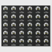 Papier Cadeau Halloween Éffrayant effrayant Haunch House Witch (Plat)