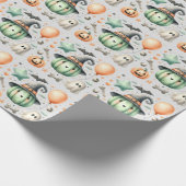 Papier Cadeau Halloween Éffrayant premier (Coin)