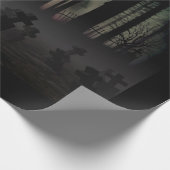 PAPIER CADEAU HALLOWEEN FOREST CEMENTERS (Coin)