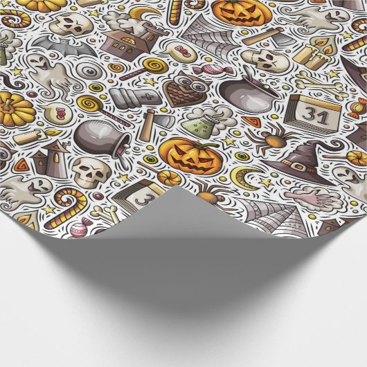 Papier Cadeau Halloween Fun (Coin)