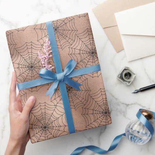 Papier Cadeau Halloween gothique rose (Cadeaux)