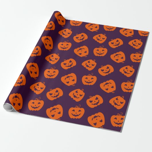 Papier Cadeau Halloween Group Patterns (Déroulé)
