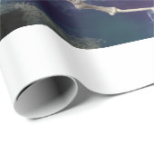 Papier Cadeau Halloween Hoedown, Skeletons De Danse En Ligne (Coin rond)