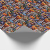 Papier Cadeau Halloween irlandais roux Trick-or-Treating (Coin)