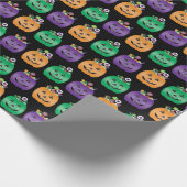 Papier Cadeau Halloween Jack-o'-lantern Candy Pail (Coin)