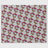 Papier Cadeau Halloween, Jour des morts, (Plat)