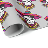 Papier Cadeau Halloween, Jour des morts, (Coin rond)