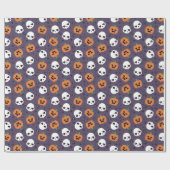 Papier Cadeau Halloween Kawaii Pattern (Plat)