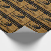 Papier Cadeau Halloween noir corbeau effrayant (Coin)