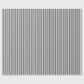 Papier Cadeau Halloween rayure noir et blanc (Plat)