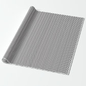 Papier Cadeau Halloween rayure noir et blanc (Déroulé)