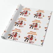 Papier Cadeau Halloween rétro (Déroulé)