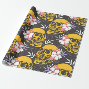 Papier Cadeau Halloween sans couture motif avec coloré et effray