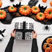 Papier Cadeau Halloween Spiderweb