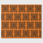 Papier Cadeau Halloween Spiderweb (Plat)