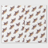 Papier Cadeau Halloween template (Plat)