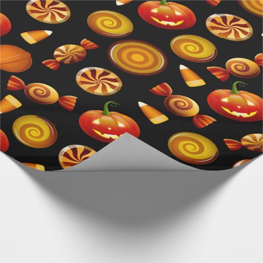 Papier Cadeau Halloween Treat Glossy Wrapping Papier, 30" x 6" (Coin)
