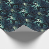 Papier Cadeau 💀 Halloween 🌲 "Twisted Midnight Grove" 🌲 (Coin)