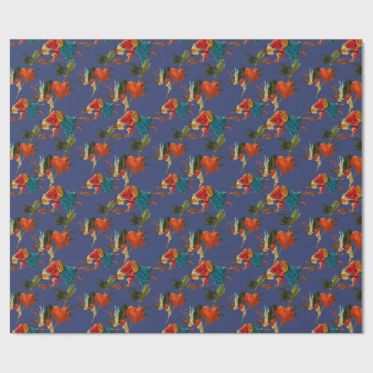 Papier Cadeau Halloween vols de nuit petits (Plat)