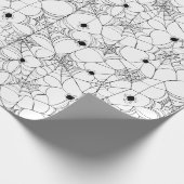 Papier Cadeau Halloween Web Black Spider (Coin)