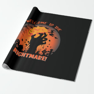 Papier Cadeau Halloween Welcome
