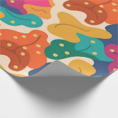 Papier Cadeau Halloween Whimsical Feuilles d'automne Motif sans  (Coin)