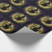 Papier Cadeau Halloween Witch (Coin)