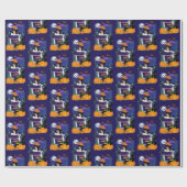 Papier Cadeau Halloween Witch Sugar Skull (Plat)