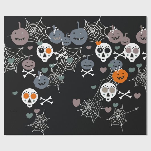 Papier Cadeau Halloween wrapping paper (Plat)