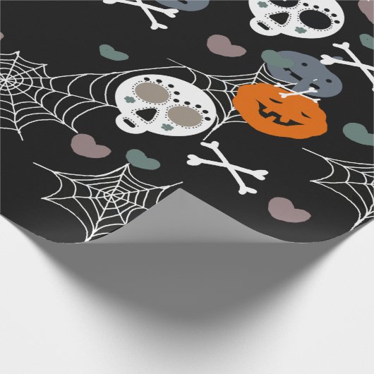 Papier Cadeau Halloween wrapping paper (Coin)