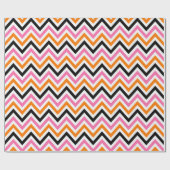 Papier Cadeau Halloween Zigzag - Gras Motif saisonnier (Plat)