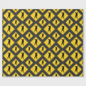 Papier Cadeau Halloween Zombie (Plat)