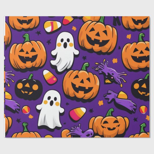 Papier Cadeau Haloween (Plat)