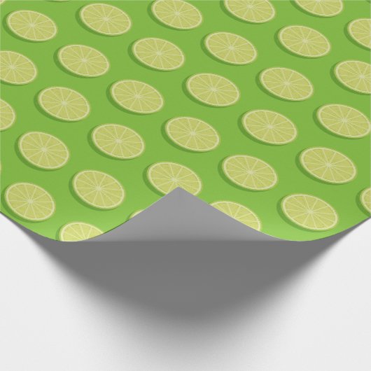 Papier Cadeau Halte Lime (Coin)