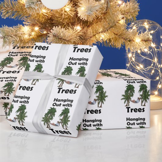 Papier Cadeau Hamac Camping Suspendu Aux Arbres Hamac (Vacances)