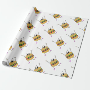 Papier Cadeau hamburger courant