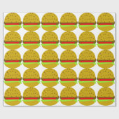 Papier Cadeau Hamburger food fast food (Plat)